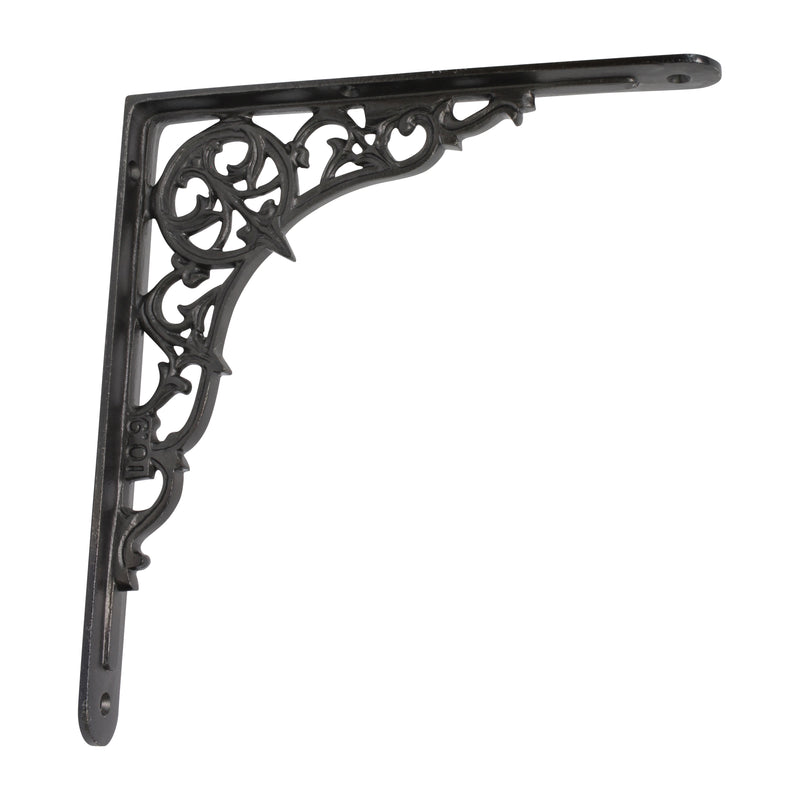 Classical Bracket IR8201 Traditional Shelf Bracket, Antique Brass