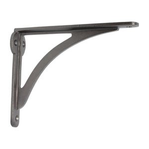 Sleek Bracket IR8207 Modern Shelf Bracket, Antique Brass