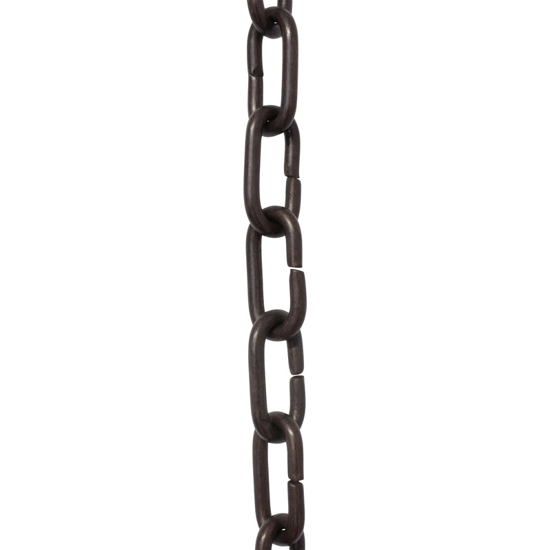 Chain BR07-U Standard Link, Coil Chandelier Chain with Unwelded Brass links, Antique Brass