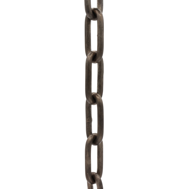 Chain BR07-W Standard Link Coil Chandelier Chain with Welded Brass links, Antique Brass