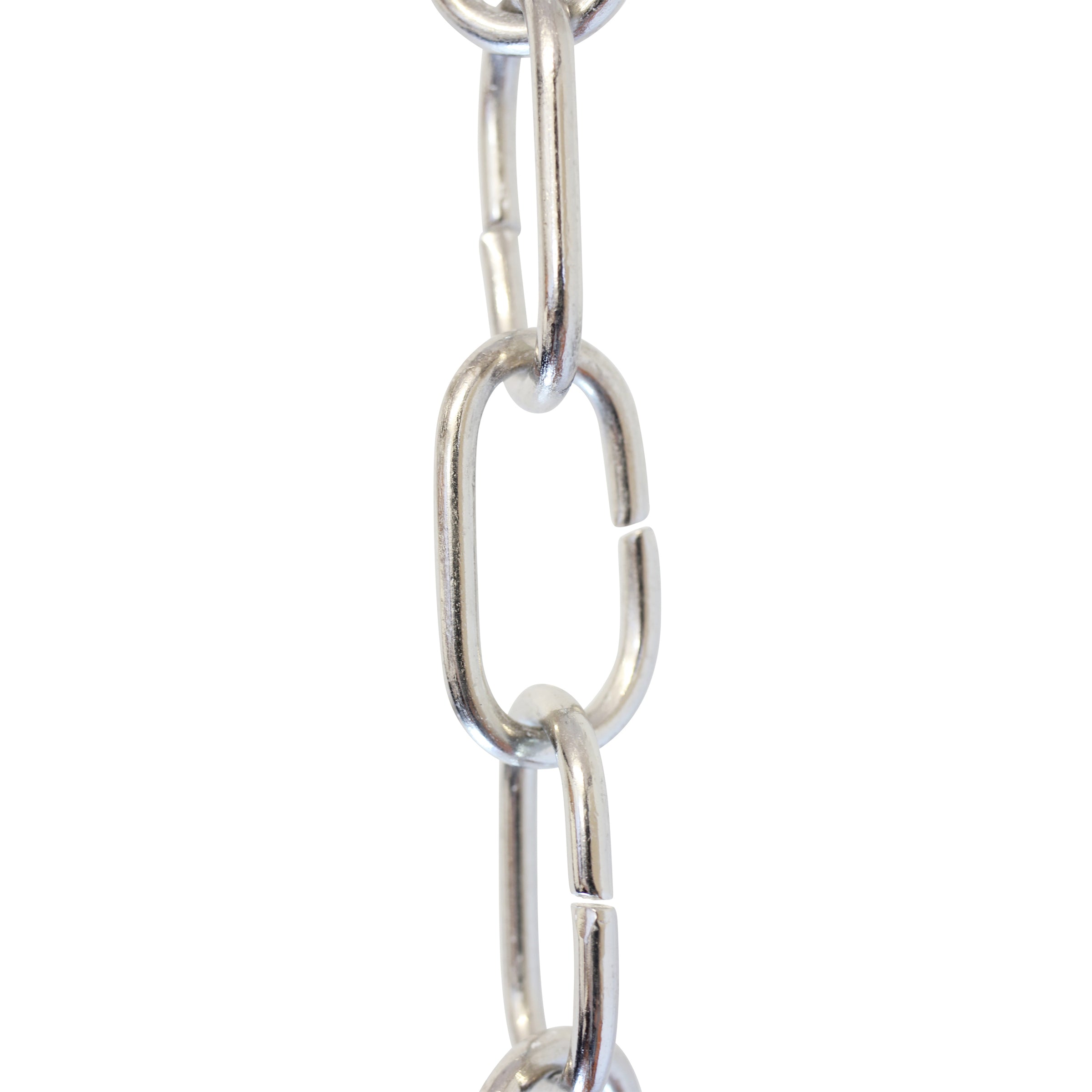 Large Standard Link Steel Chandelier Fixture Chain | RCH Hardware Polished Nickel / W30