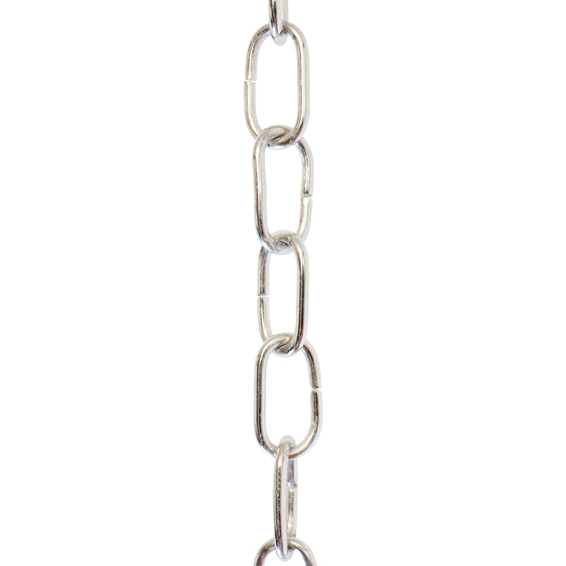 Chain BR08-U Standard Link Coil Chandelier Chain with Unwelded Brass links, Antique Brass