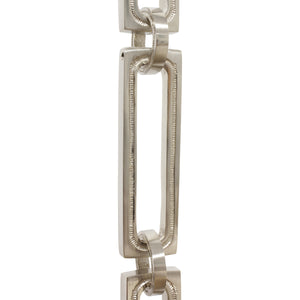 Chain BR29-H Rectangle Hinge Chandelier Chain with Hinge Brass links and Round Joining links, Antique Brass