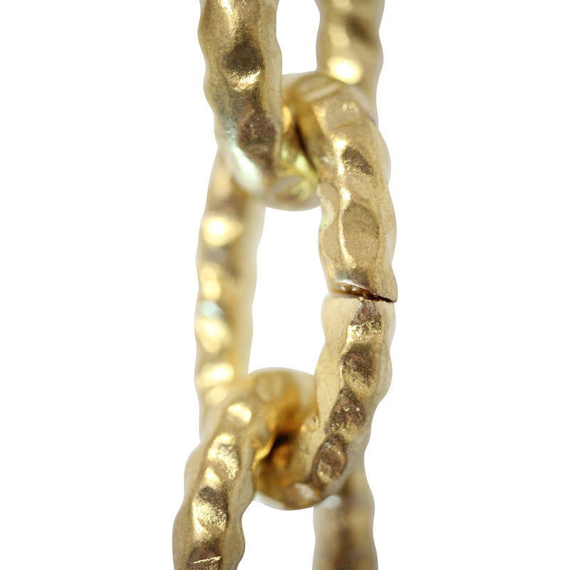 B8830 Natural Brass, Oval Chain, Solid Brass-LL (36 length) 