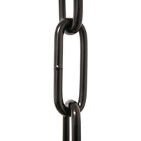 Chain ST59-W Standard Link, Coil Chandelier Chain with Oval Welded Steel links, Antique Brass