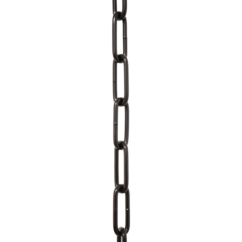 Chain ST59-W Standard Link, Coil Chandelier Chain with Oval Welded Steel links, Antique Brass