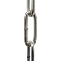 Chain ST59-W Standard Link, Coil Chandelier Chain with Oval Welded Steel links, Antique Brass