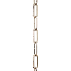 Chain ST59-W Standard Link, Coil Chandelier Chain with Oval Welded Steel links, Antique Brass