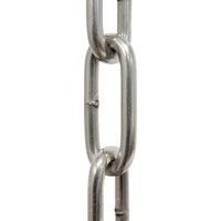 Chain ST59-W Standard Link, Coil Chandelier Chain with Oval Welded Steel links, Antique Brass