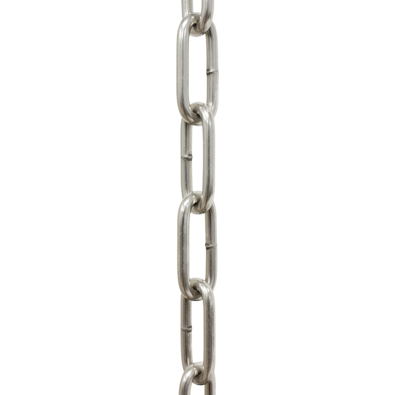 Chain ST59-W Standard Link, Coil Chandelier Chain with Oval Welded Steel links, Antique Brass