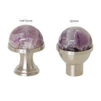 Amethyst Cabinet Knob AMHD-25NQ, Antique Brass