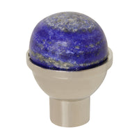 Lapis Lazuli Cabinet Knob LPHD-25NQ, Antique Brass