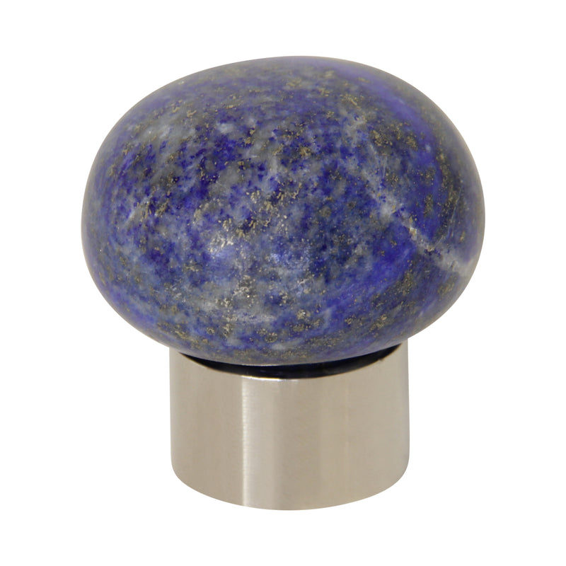 Lapis Lazuli Cabinet Knob LPMR-36NQ, Antique Brass