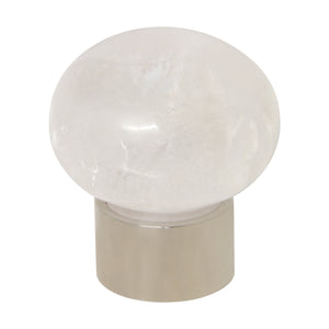 Rock Crystal Cabinet Knob RCMR-36NQ, Antique Brass