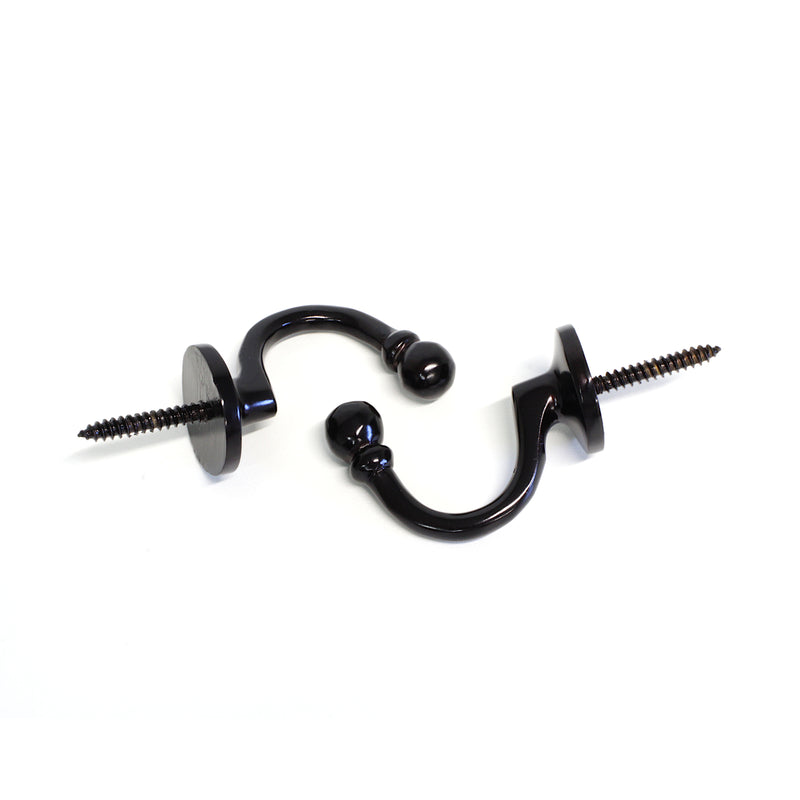 Curve Hook BR2389 Decorative Wall Hook, Antique Brass