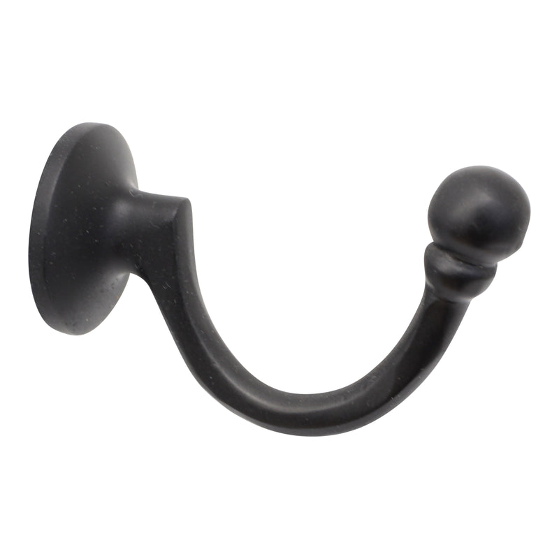 Curve Hook BR2389 Modern Wall Hook, Antique Brass