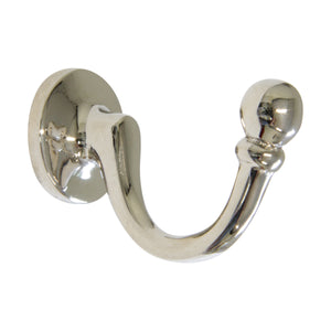 Curve Hook BR2389 Decorative Wall Hook, Antique Brass