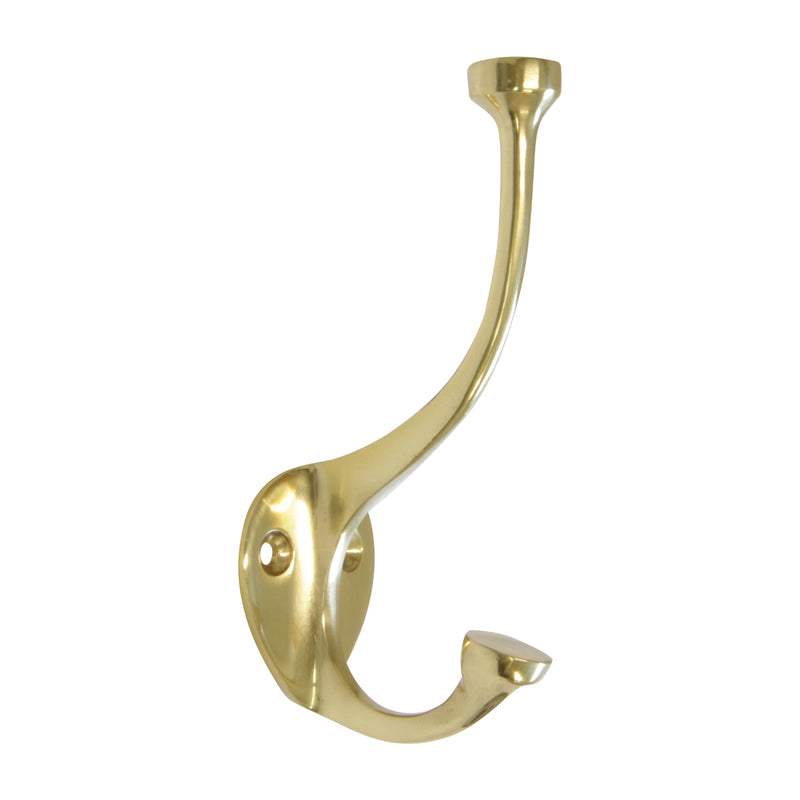 Grip Hook BR2565 Modern Wall Hook, Antique Brass