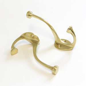 Grip Hook BR2565 Modern Wall Hook, Antique Brass