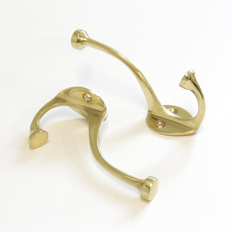 Grip Hook BR2565 Modern Wall Hook, Antique Brass