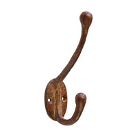 Old Country Hook IR8381 Rustic Farmhouse Wall Hook, Black