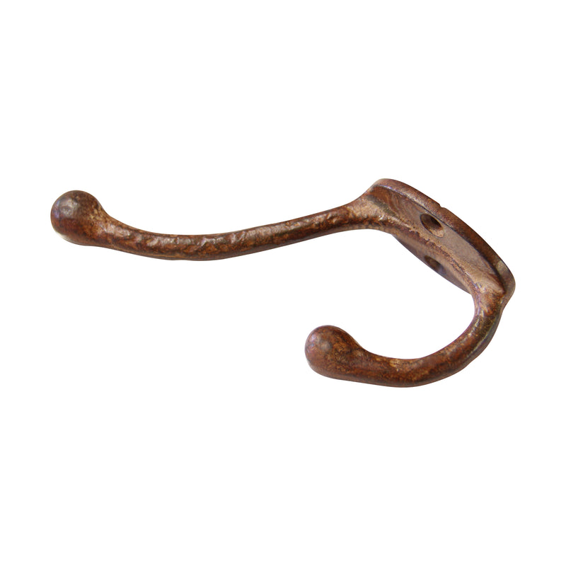 Old Country Hook IR8381 Rustic Farmhouse Wall Hook, Black