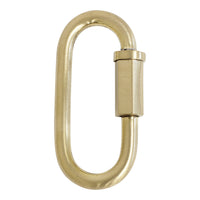 Quicklink BR01 Threaded Screw Lock Quicklink, Antique Brass