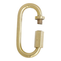 Quicklink BR01 Threaded Screw Lock Quicklink, Antique Brass