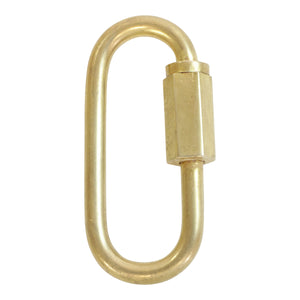 Quicklink BR01 Threaded Screw Lock Quicklink, Antique Brass