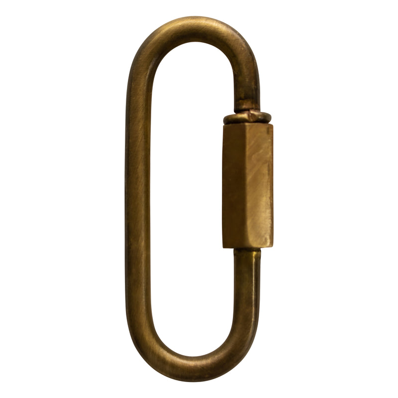 Quicklink BR01 Threaded Screw Lock Quicklink, Antique Brass