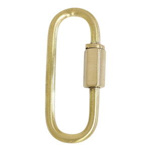 Quicklink BR01 Threaded Screw Lock Quicklink, Antique Brass