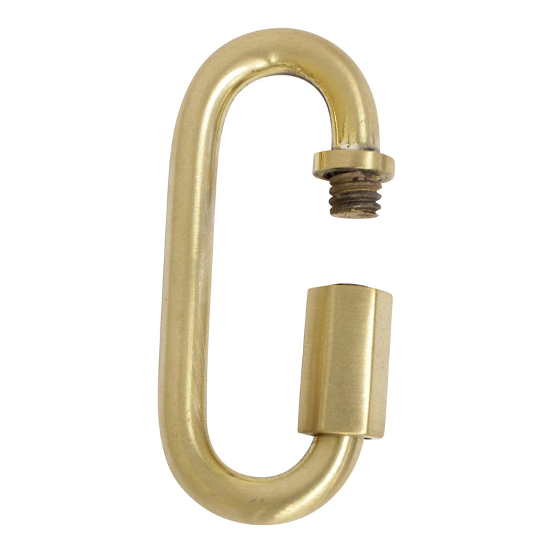 Quicklink BR01 Threaded Screw Lock Quicklink, Antique Brass