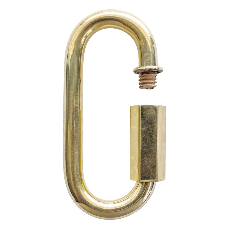 Quicklink BR01 Threaded Screw Lock Quicklink, Antique Brass